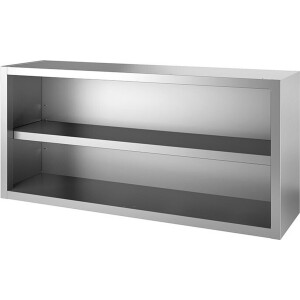Gastro-Inox Open Wandkast van RVS, 1500(l)x400(d)x660(h)mm - 303.135 - Horeca & Professioneel