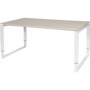 Verstelbaar Bureau - Plus 160x90 robson - wit frame