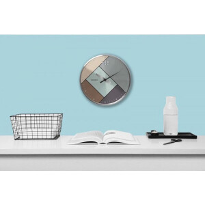 Cloudnola – SKU0070 – Wandklok – Ø20 cm – Rubik Silver