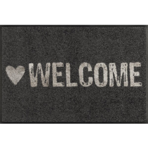 Kleen-Tex Wash+Dry Design Wasbare Deurmat - Loper - Warmly Welcome - 50 x 75cm