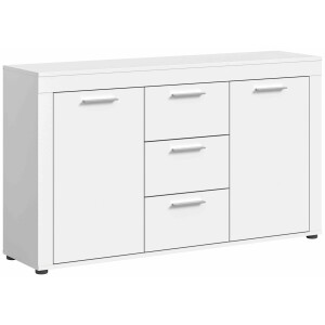 Jam dressoir wit melamine - 35x125x80cm