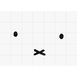 IXXI Nijntje Minimalistisch, Nijntje - 140 x 100 cm - Gratis ophangtool - Grote wanddecoratie en posters - Speels, Illustraties, Cartoonesk