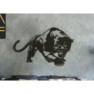 Wanddecoratie | Zwarte panter - XL (51x80cm)