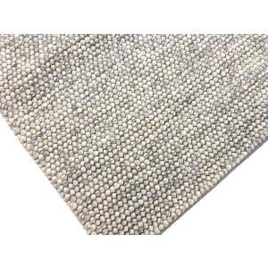 Ventura Bolletjes Vloerkleed - Kleur : Grijs / Cream - Afmeting ca. 160x230 cm