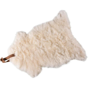 Weltevree | Sheepscoat | Schapenvacht Stoelkussen, Schapenvachten Vloerkleed | Met Lus | Wit | Natuurlijk Wol van Tesselaar Schapen