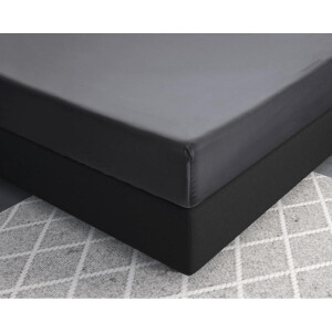Primaviera Deluxe Satijnen - Hoeslaken - 70 x 200 - Antraciet