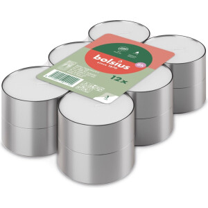 Bolsius - Maxi - Theelichten - 12 stuks per verpakking - Brickpack