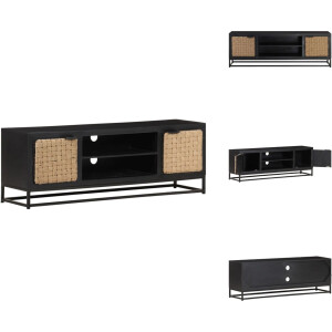 vidaXL Tv-kast - Tv-kasten - Televisiekast - Televisiekasten - Tv-meubel120x30x40 cm massief mangohout