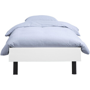 Leen Bakker - Bed Nova - 90x200 Cm - Spaanplaat - Wit