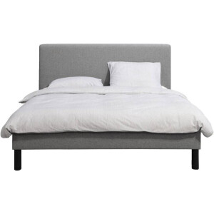 Leen Bakker - Bed Stijn - 140x200 Cm - Stof - Grijs
