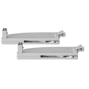 Leen Bakker - Softclosing Verona 2 Stuks - Metaal - Grijs