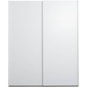 25% korting - Leen Bakker - Schuifdeurkast Bergamo - 221x178,5x66,6 Cm - Spaanplaat - Wit - 66.6x178.5x221 Cm