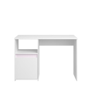 Leen Bakker - Bureau Bobby - 75x110x50 Cm - Spaanplaat - Wit