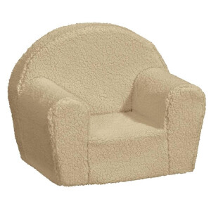 Leen Bakker - Kinderstoel Louise - - Teddy - Beige - 53x44x36 Cm