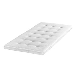 Leen Bakker - Topmatras Nova - Koudschuim - 120x200x8 Cm - Polyester - Wit