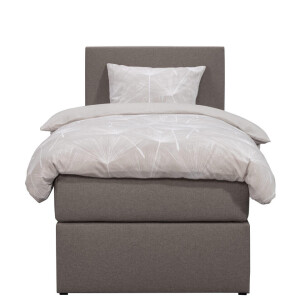 Leen Bakker - Boxcombinatie Orebro 4-delig - 90x200 Cm - Stof - Taupe