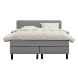 Leen Bakker - Boxcombinatie Varberg 5-delig - 140x200 Cm - Stof - Grijs