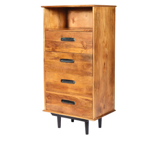 Livingfurn Ladekast 'Ayleen' Mangohout, 120 x 60cm