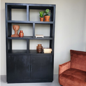 Livingfurn Opbergkast 'Jaxx' Mangohout, 200 x 120cm