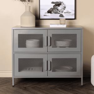 Nohr Dressoir 'Raeanne' 90cm, kleur Lichtgrijs