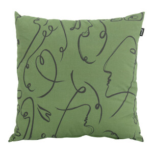 Hartman Tuinkussen 'Faces' 50 x 50cm, kleur Groen