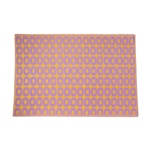 Buitenkleed rondo - paars/oranje - 200x300 cm