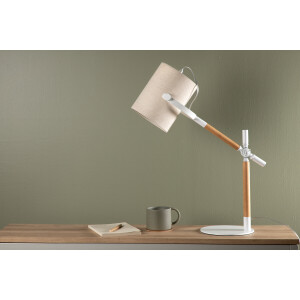 Nohr Tafellamp 'Kewanna' kleur Beige