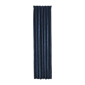 Gordijn chenille - blauw - 140x250 cm