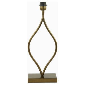 Light & Living Tafellamp 'Okno' 47cm, kleur Antiek Brons (excl. kap)