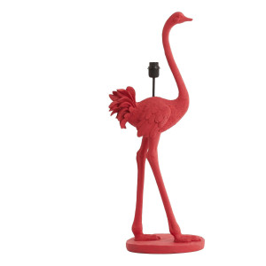 Light & Living Vloerlamp 'Ostrich' 95cm hoog, kleur Roze