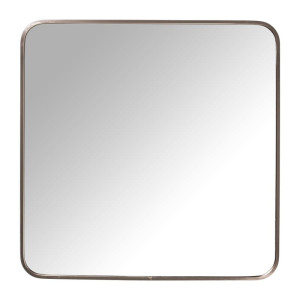 Spiegel hytlon vierkant - koperkleurig - 60x60 cm