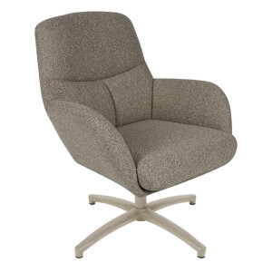 LABEL51 Draaifauteuil 'Chill Zone' Bouclé, kleur Grijs