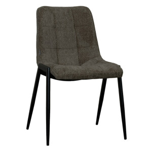 LABEL51 Eetkamerstoel 'Noor' Elite stof, kleur Groen