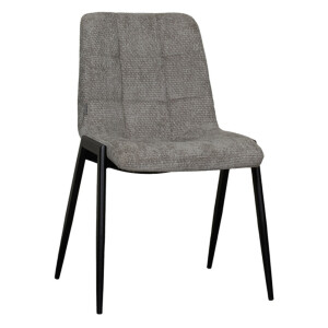 LABEL51 Eetkamerstoel 'Noor' Elite stof, kleur Stone