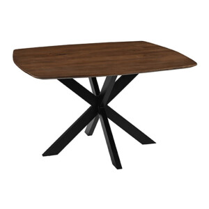 LABEL51 Eettafel 'Blake' Mangohout, 130 x 130cm, kleur Naturel