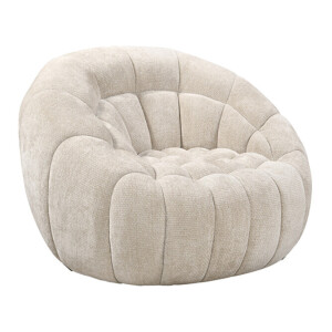 LABEL51 Draaifauteuil 'Cloud' Elite stof, kleur Naturel