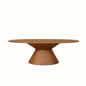 LABEL51 Ovale Eettafel 'Jagger' Naturel Mangohout, 240 x 110cm