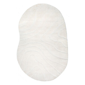 LABEL51 Organisch Vloerkleed 'Goa' 160 x 230cm, kleur Ivory