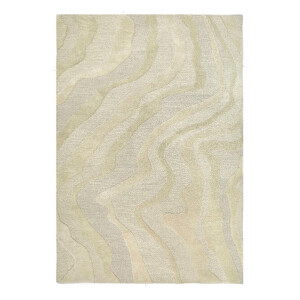 LABEL51 Vloerkleed 'Mosa' Wol, 160 x 230cm, kleur Zand