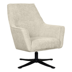 LABEL51 Draaifauteuil 'Tod' Elite stof, kleur Naturel