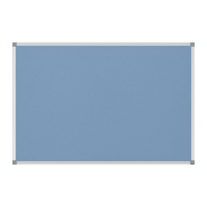 Prikbord textiel - 90 x 180 cm - Licht blauw