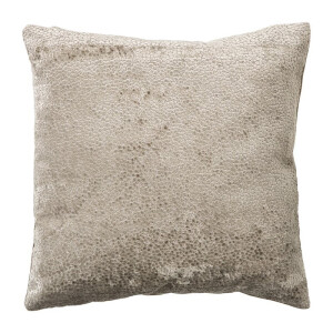 Kussen jacquard geschubt - bruin - 45x45 cm