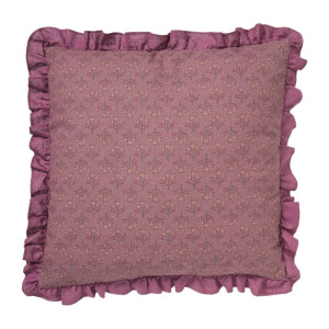 Kussen ruches - roze - 45x45 cm