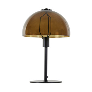 Light & Living Tafellamp 'Mellan' 45cm hoog, kleur Bruin