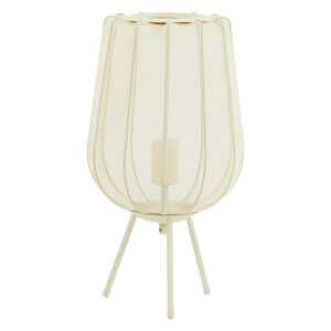 Light & Living Tafellamp 'Plumeria' 45cm hoog, kleur Zand