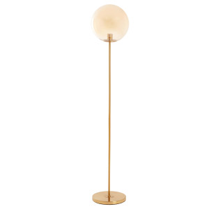 Light & Living Vloerlamp 'Medina' 160cm hoog, kleur Amber/Goud