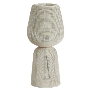 Light & Living Tafellamp 'Aboso' 42cm, kleur Crème