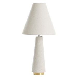 Light & Living Tafellamp 'Devia' Bouclé, 61cm, kleur Crème