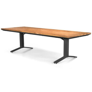 SUNS Tuintafel Stockholm Matt Royal Grey 220 x 100 cm