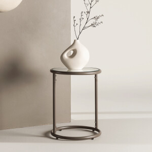 Nohr Ronde Bijzettafel 'Pella' 35cm, kleur Bruin